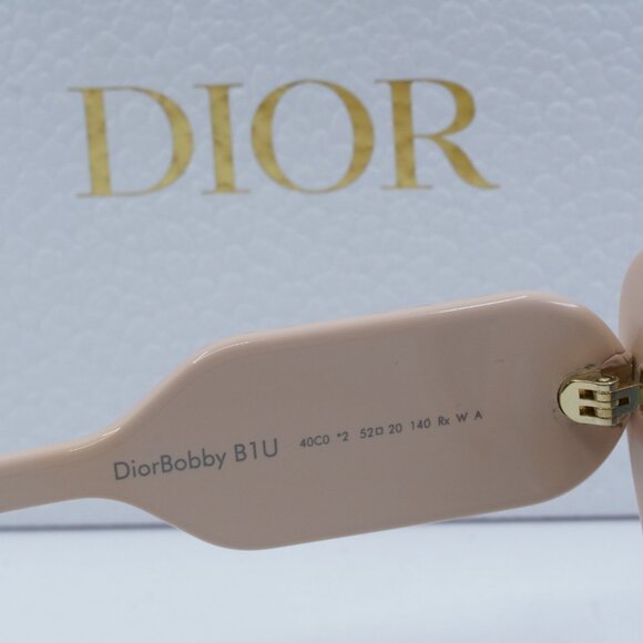 Dior DIORBOBBY B1U 40C0 Butterfly Sunglasses – Pink main image 8